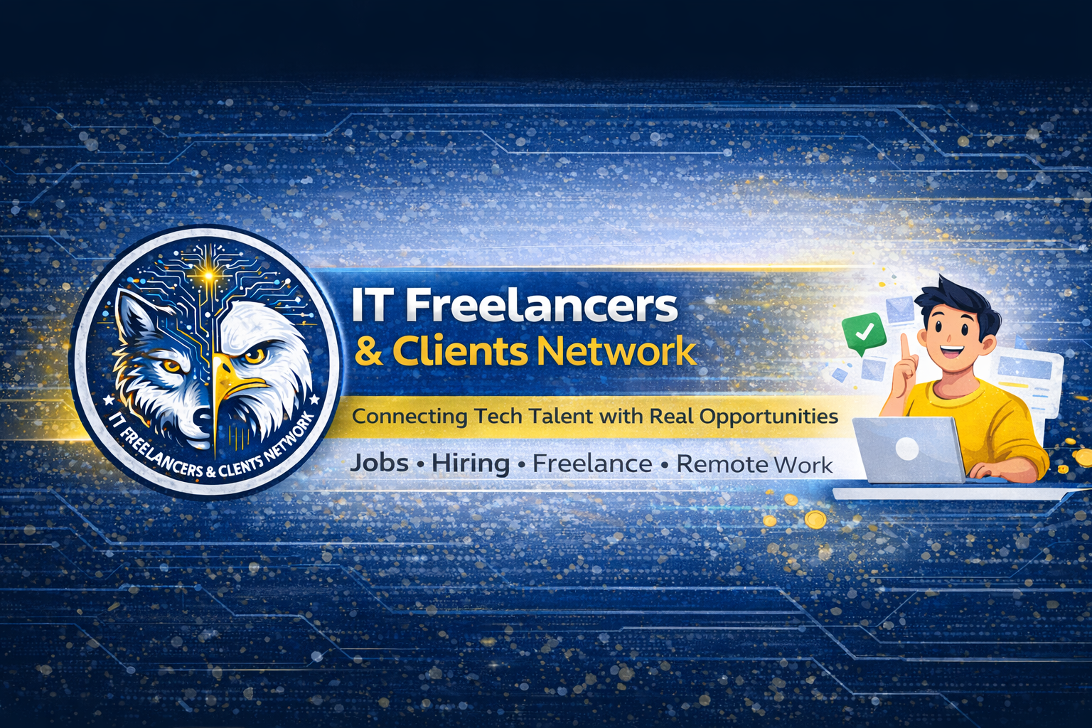 IT Freelancers Clients Poster